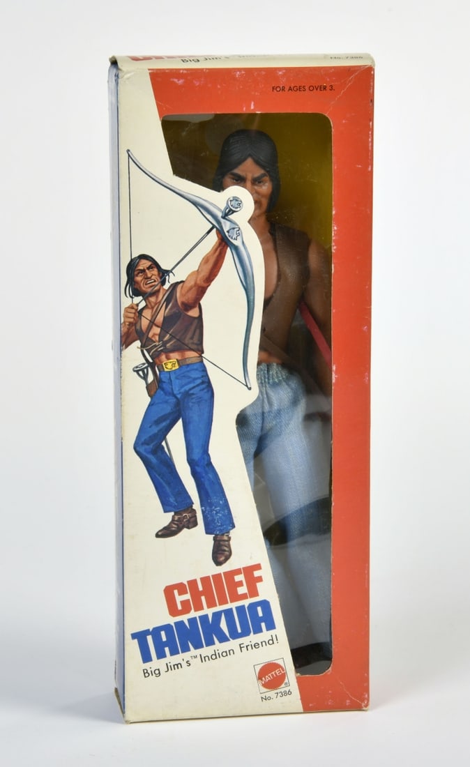Big Jim, Chief Tankua: Big Jim, Chief Tankua, Mattel, 1975, Ovp. Z 1-, Z 1