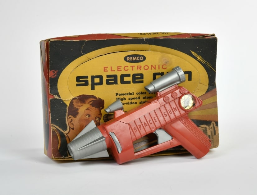 Remco, Electronic Space Gun: Remco, Electronic Space Gun, USA, 23 cm, Kst, ungepruft, Okt, Z 2