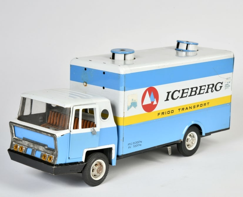 Joustra, Lieferwagen "ICEBERG": Joustra, Lieferwagen "ICEBERG", France, 37 cm, Blech, UW ok, min. LM, Okt Z 2, Z 2
