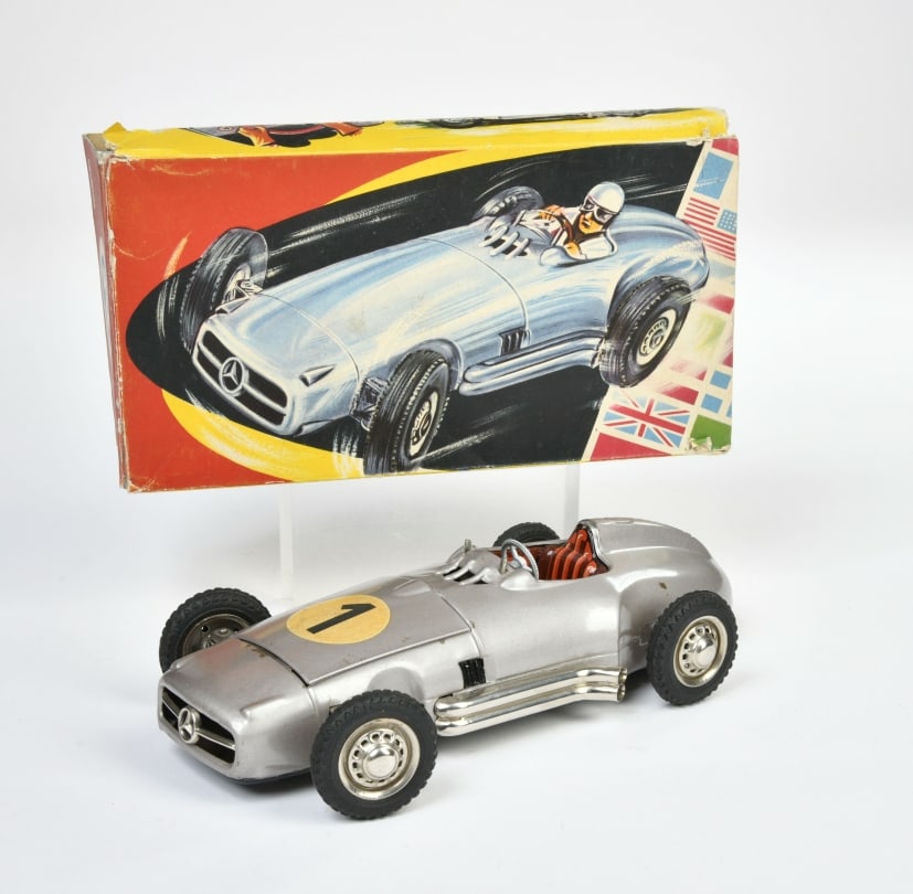 Tippco, Rennwagen: Tippco, Rennwagen, W.-Germany, 25 cm, Blech, UW ok, min. LM, Okt Z 3, Z 2