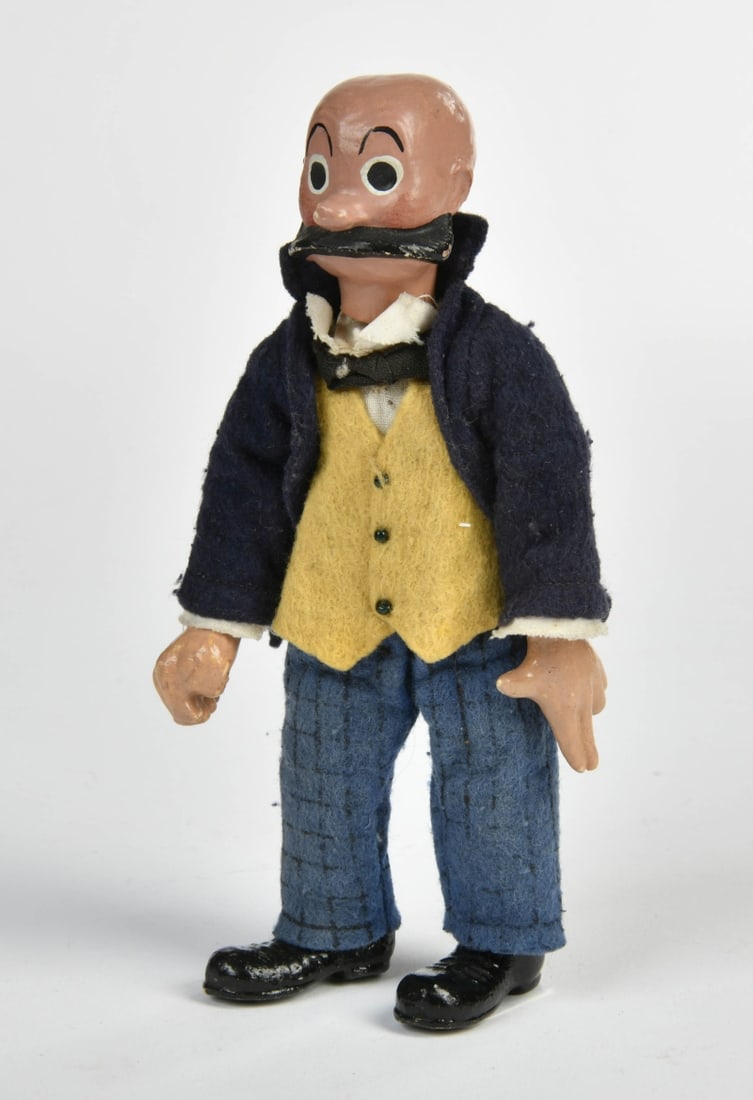 Bucherer, Saba Biegefigur Comicfigur Mutt & Jeff: Bucherer, Saba Biegefigur Comicfigur Mutt & Jeff, Switzerland, 17 cm, Z 1-2