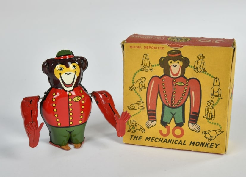 Joustra, uberschlagaffe Jo: Joustra, uberschlagaffe Jo, France, 11 cm, Blech, UW ok, Okt Z 1-, Z 1