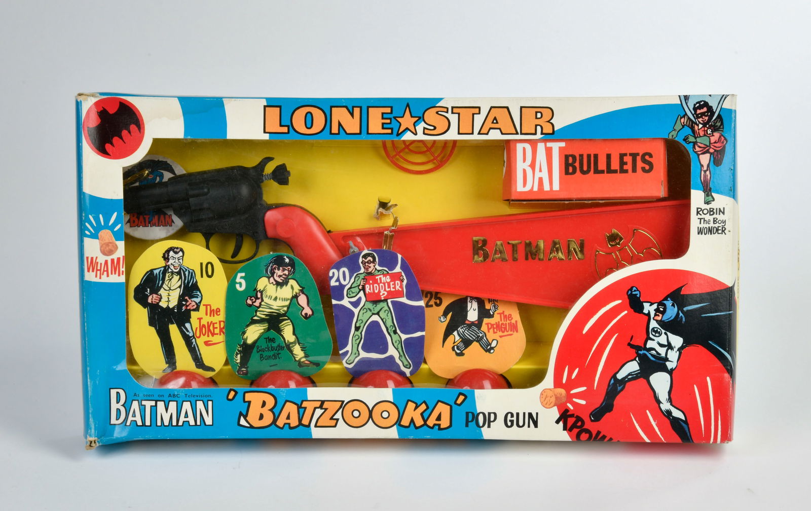 Lone Star, Batman Batzooka Pop Gun 1966: Lone Star, Batman Batzooka Pop Gun 1966, England, Okt Z 1-2, komplett, Z 1
