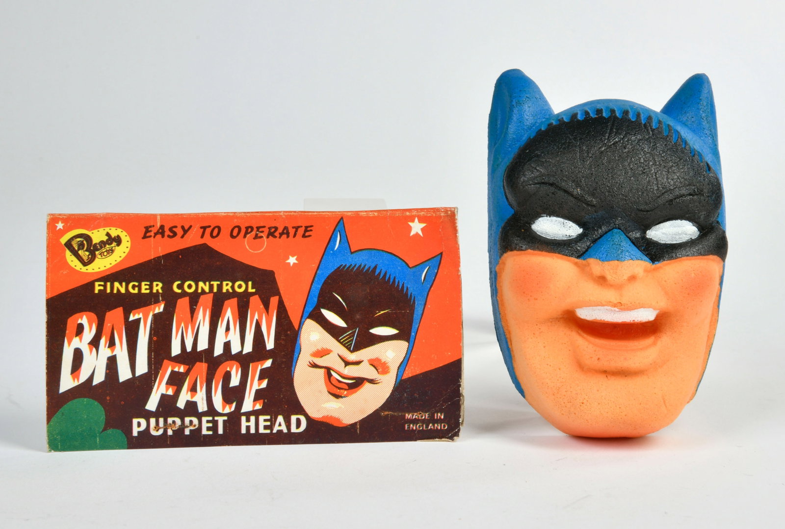 Batman Face Puppet Head: Batman Face Puppet Head, England, 22 cm, Z 1