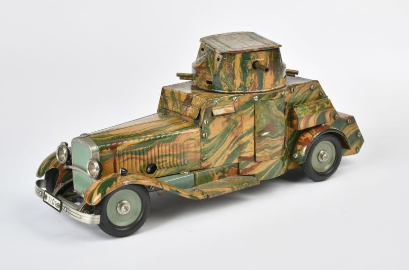 Marklin, Panzerwagen: Marklin, Panzerwagen, Germany VK, 38 cm, Blech, UW hakt, min. LM, Z 2