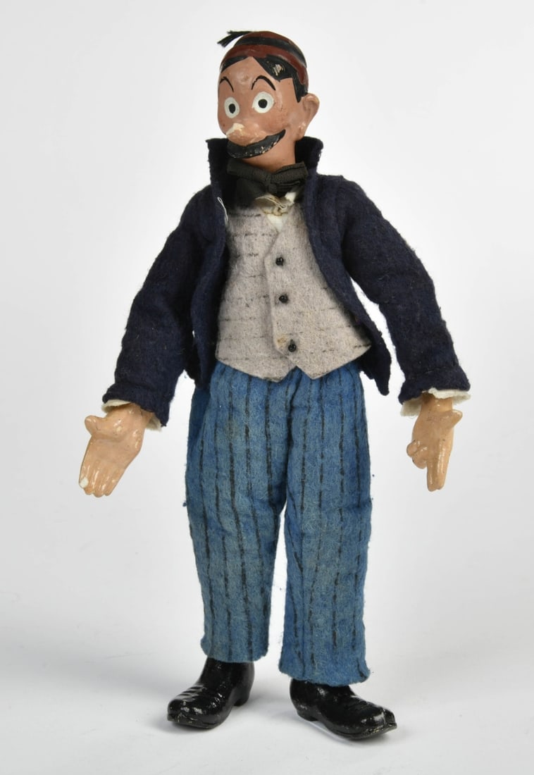 Bucherer, Saba Biegefigur Comicfigur Mutt: Bucherer, Saba Biegefigur Comicfigur Mutt, Switzerland, 20 cm, Z 2+