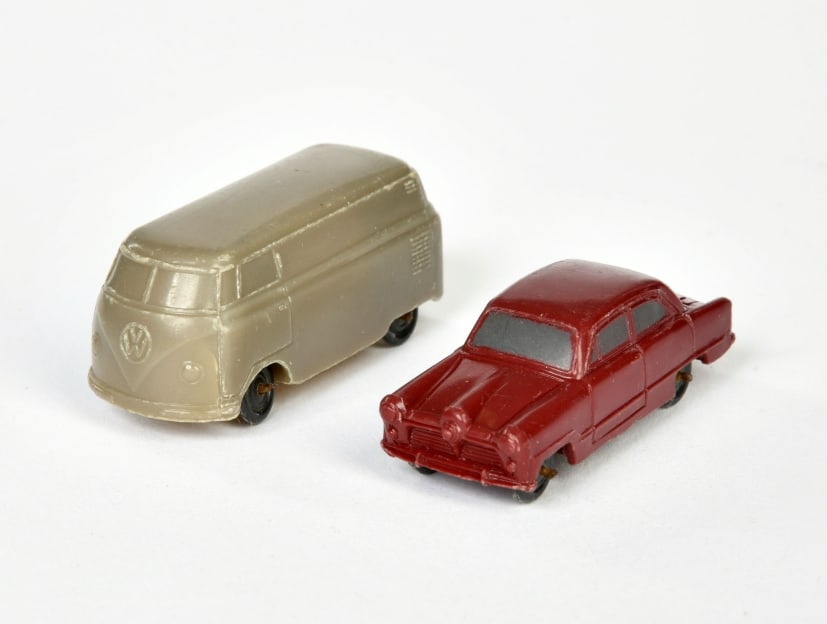 Marklin, VW Volkswagen T1 Bus & Ford Taunus: Marklin, VW Volkswagen T1 Bus & Ford Taunus, H0, Germany, Kst, LM