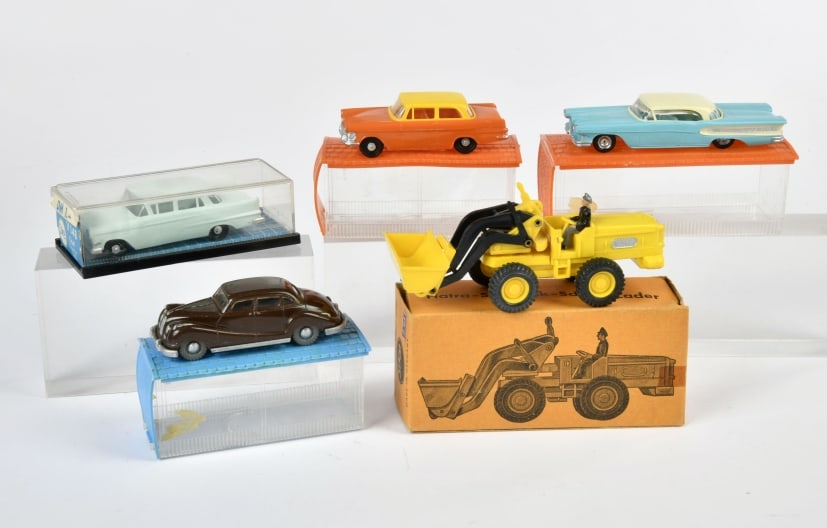 Siku, 5 Modelle, Ford Edsel, Opel Kapitan, Opel Rekord, BMW 501 & Hatro-Schwenk-Schlurf-Lader (1 of 1)