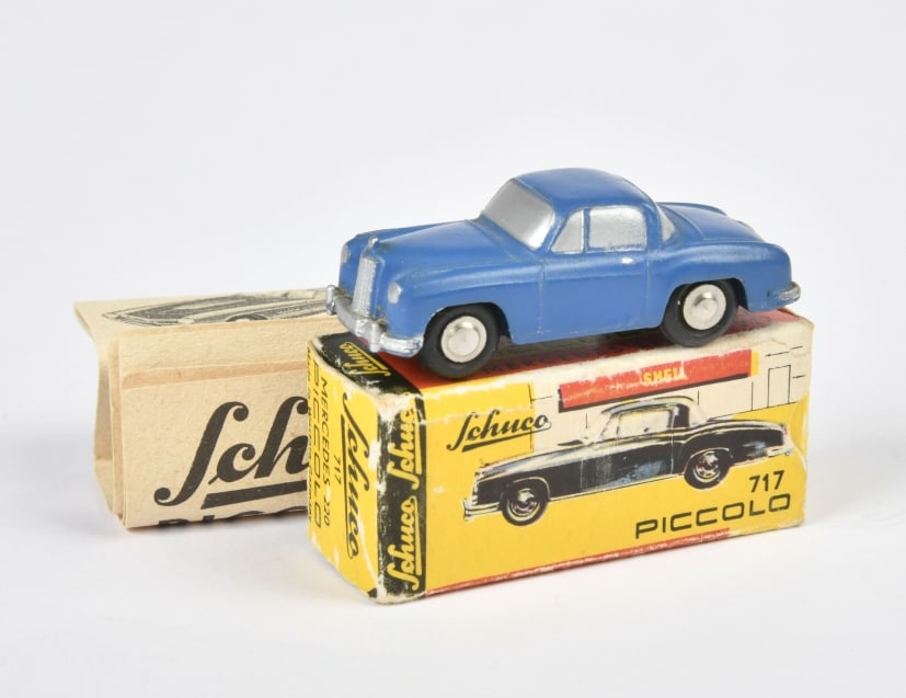 Schuco, Piccolo 717 Mercedes 220: Schuco, Piccolo 717 Mercedes 220, W.-Germany, 1:90, Druckguss, Okt Z 2, Z 1