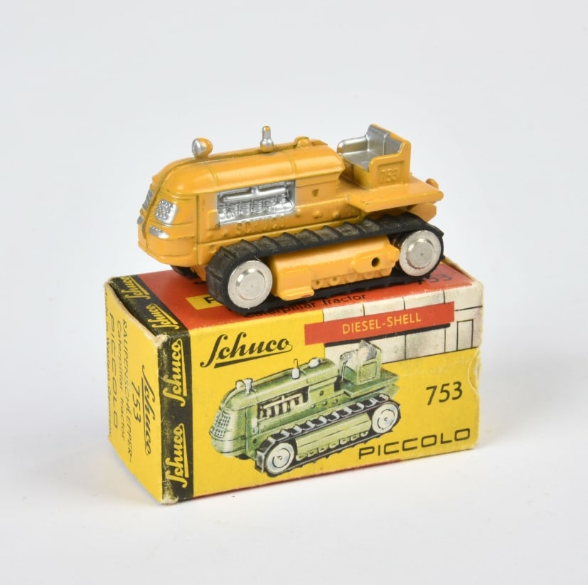 Schuco, Piccolo 753 Raupenschlepper: Schuco, Piccolo 753 Raupenschlepper, W.-Germany, 1:90, Druckguss, Okt Z 1-2, Z 1