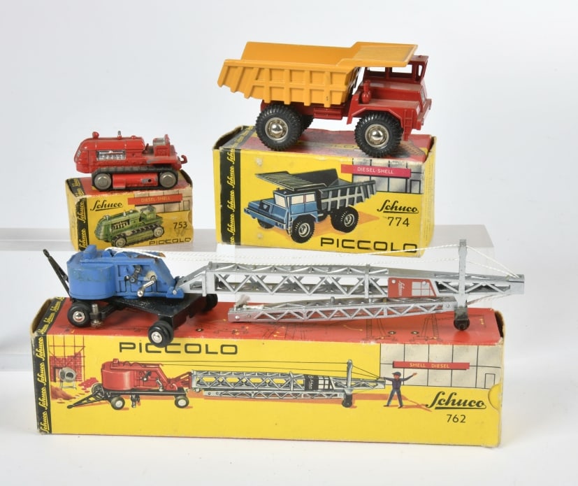 Schuco, Piccolo 753, 762 & 774: Schuco, Piccolo 753, 762 & 774, 1:90, W.-Germany, Okt Z 2, Z 2-3