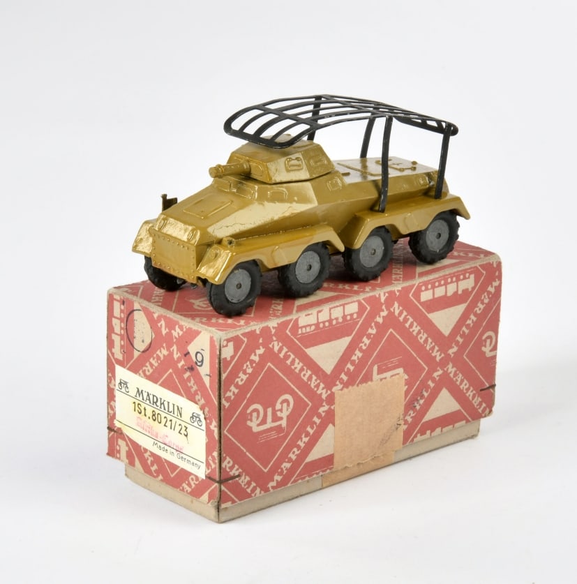 Marklin, Panzerspahwagen Afrika Korps: Marklin, Panzerspahwagen Afrika Korps, Germany VK, 1:43, Druckguss, Okt, teilw. farblich uberarbeitet