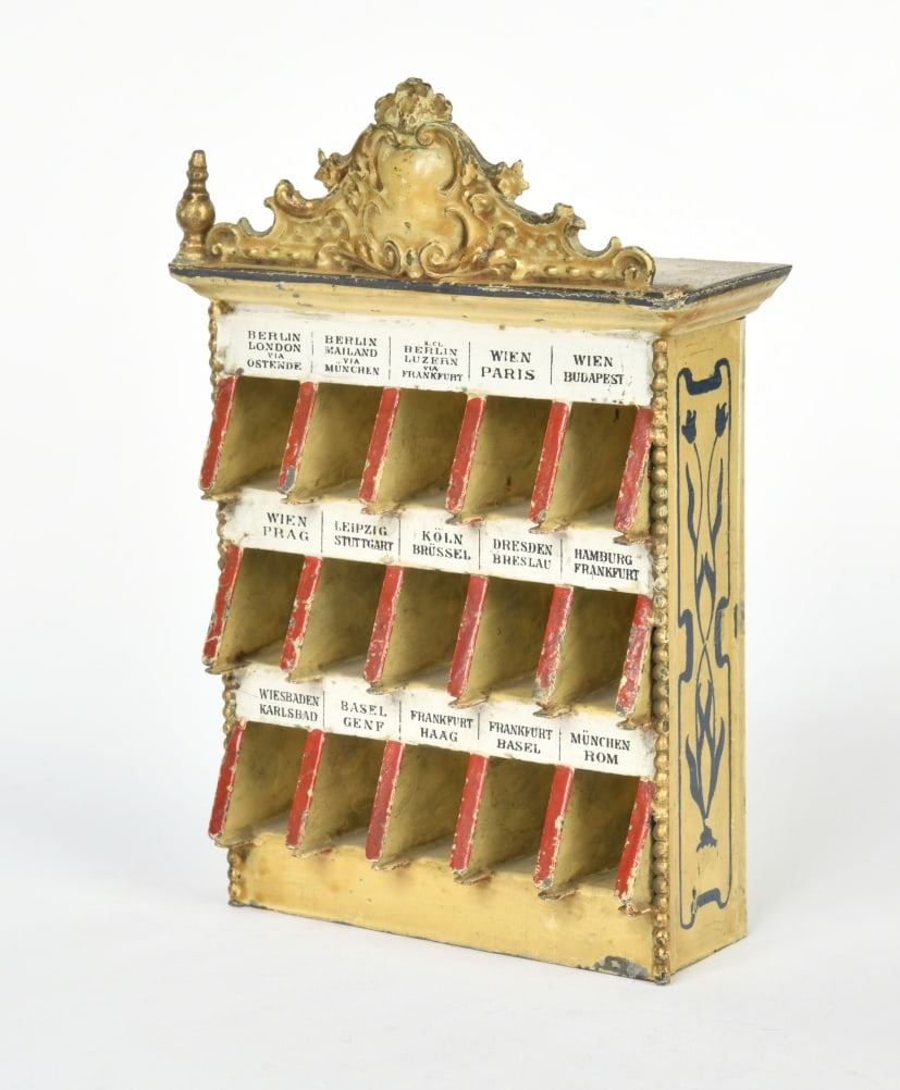 Marklin, Fahrkartenautomat: Marklin, Fahrkartenautomat, Germany VK, 13x19 cm, eine Verzierung fehlt