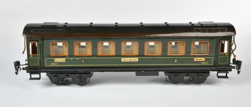 Marklin, Personenwagen mit Inneneinrichtung 18411: Marklin, Personenwagen mit Inneneinrichtung 18411, VK, Spur 1, LM, Z 2+