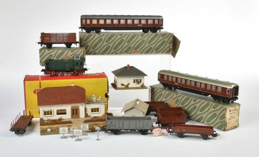 Trix, Marklin, Konvolut Loks und Wagen H0: Trix, Marklin, Konvolut Loks und Wagen H0, Germany, LM, Z 2-3