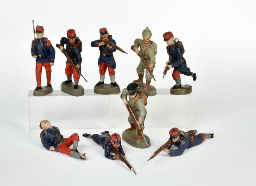 Elastolin, deutsche und franzosische Soldaten (1 of 1)