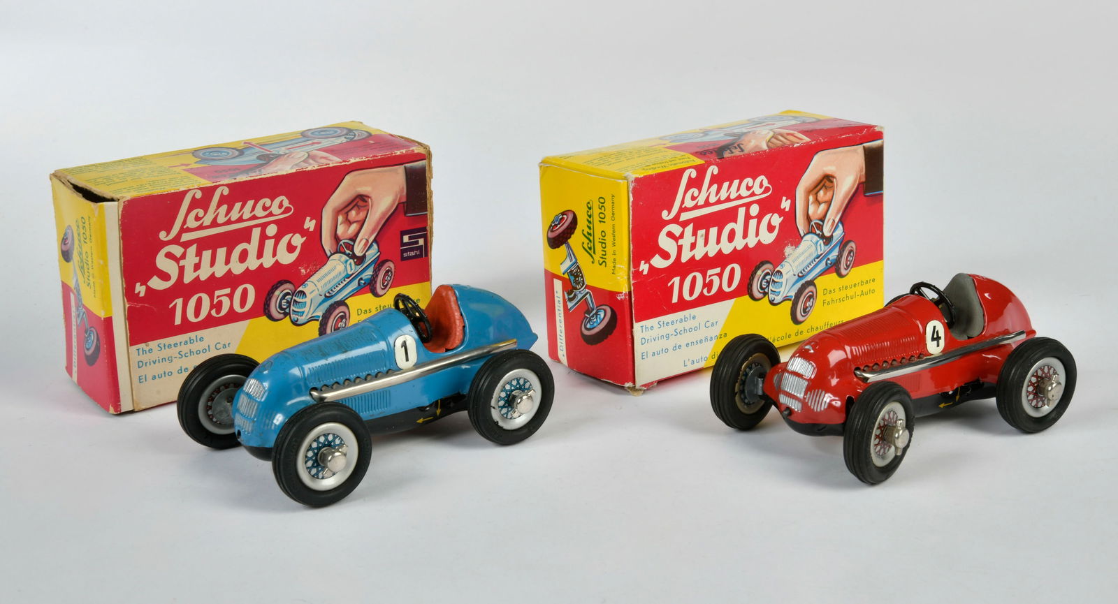ミニカー Schuco~Studio II Auto Union Studio II Auto Union Racing Car. Tin Plate Clockwork Toy