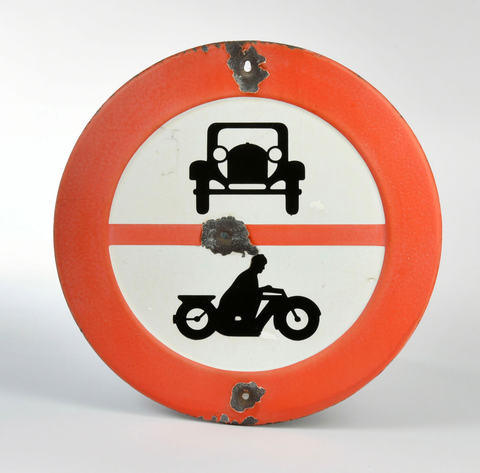 Verkehrsschild, Emailschild (1 of 1)