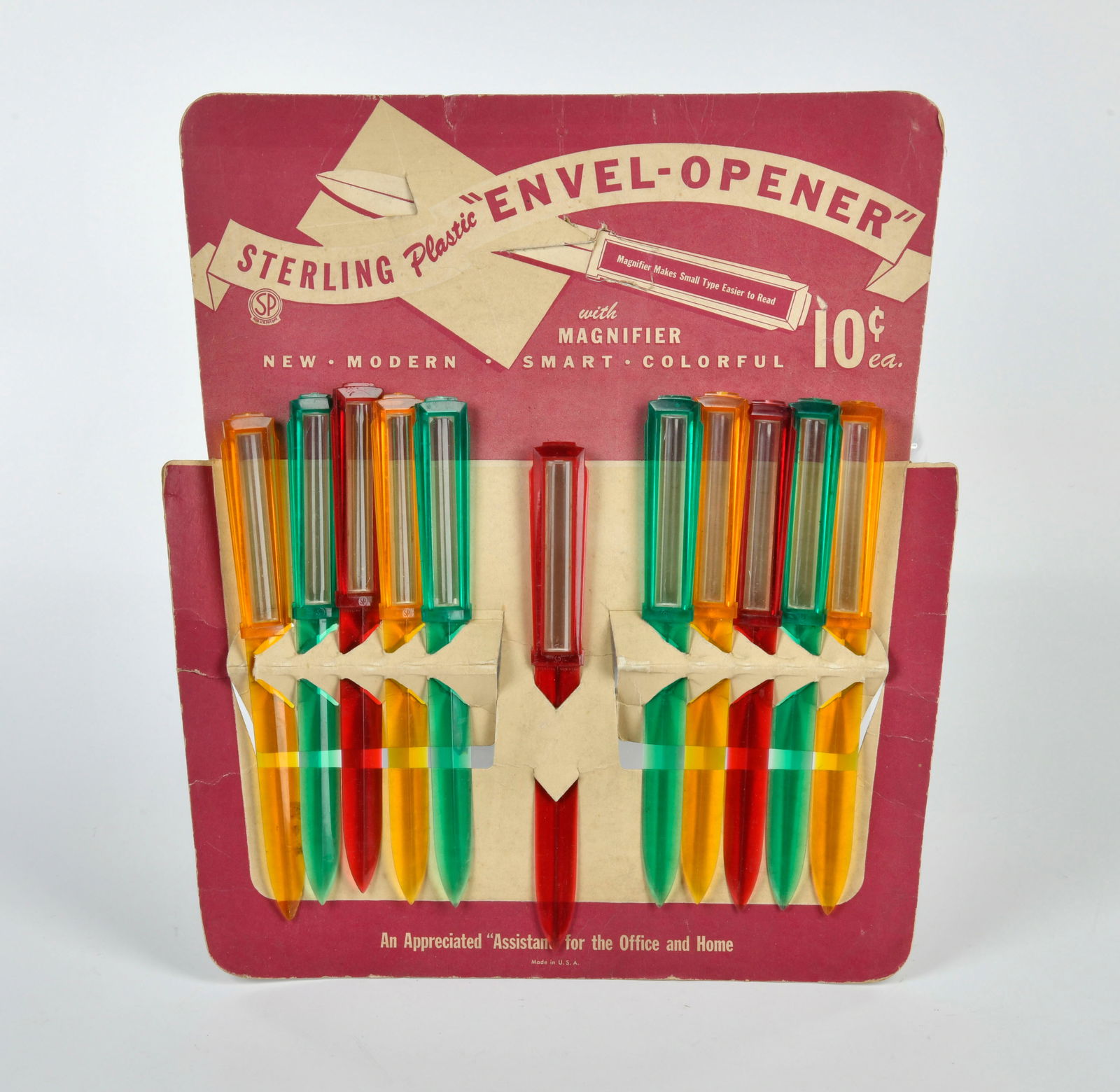 Sterling Plastic Envel - Opener: Sterling Plastic Envel - Opener, SP; USA, 30 x 35 cm, C 1-