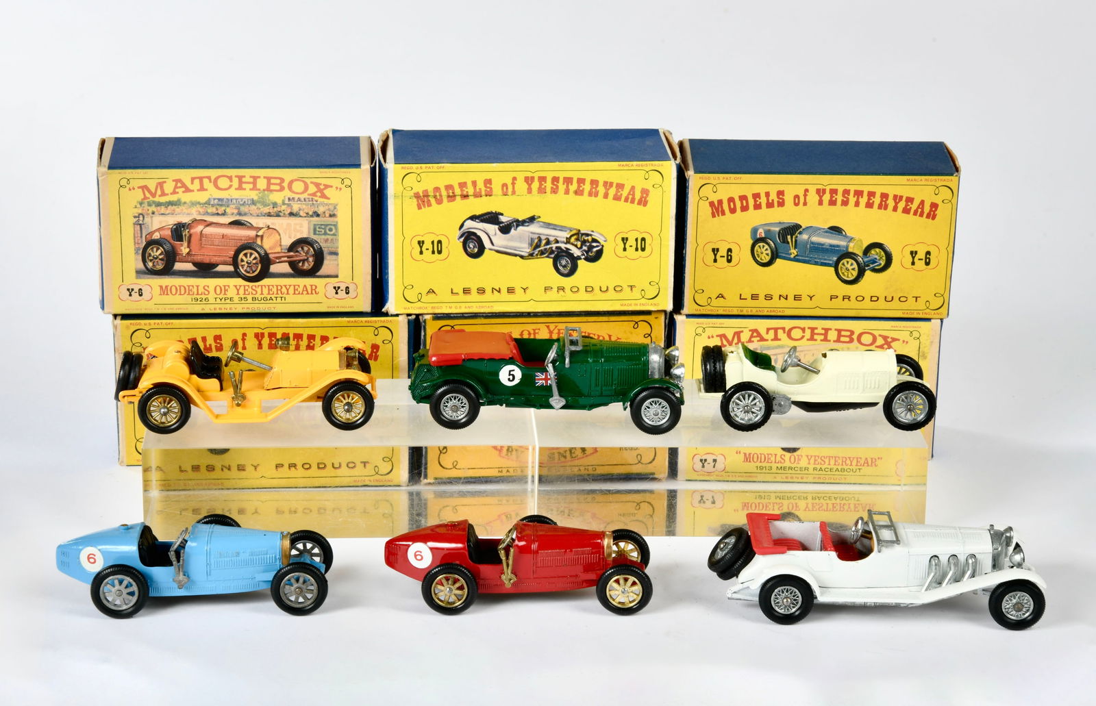 Matchbox, 6 Modelle Models of Yesteryear: Matchbox, 6 models Models of Yesteryear, England, box, C 1-2