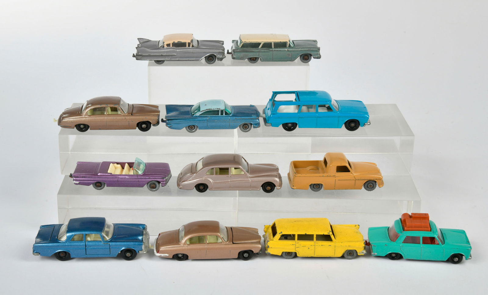 Matchbox, Lesney, 12 Modelle: Matchbox, Lesney, 12 models, England, diecast, min. paint d.