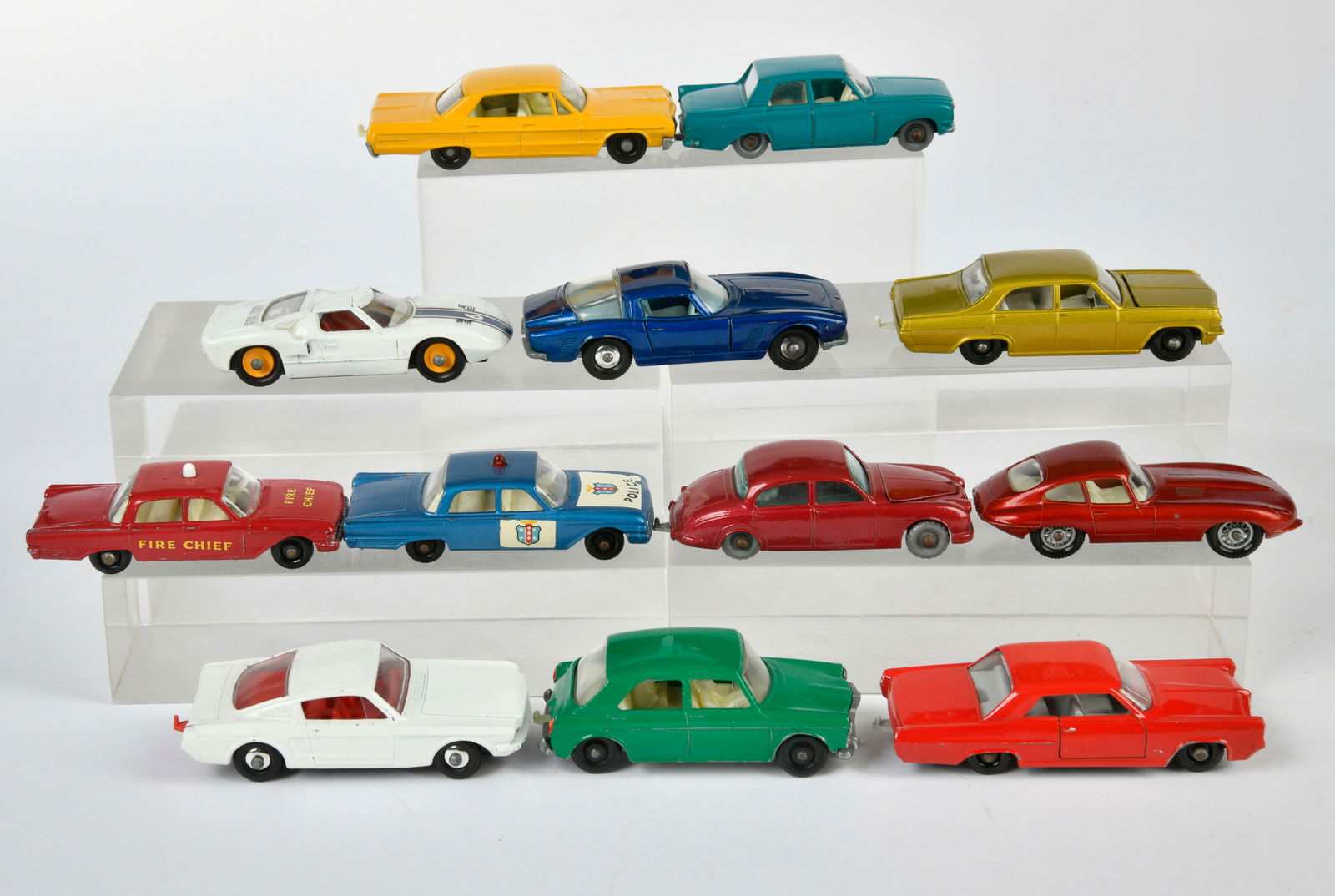 Matchbox, Lesney, 12 Modelle: Matchbox, Lesney, 12 models, England, diecast, min. paint d.