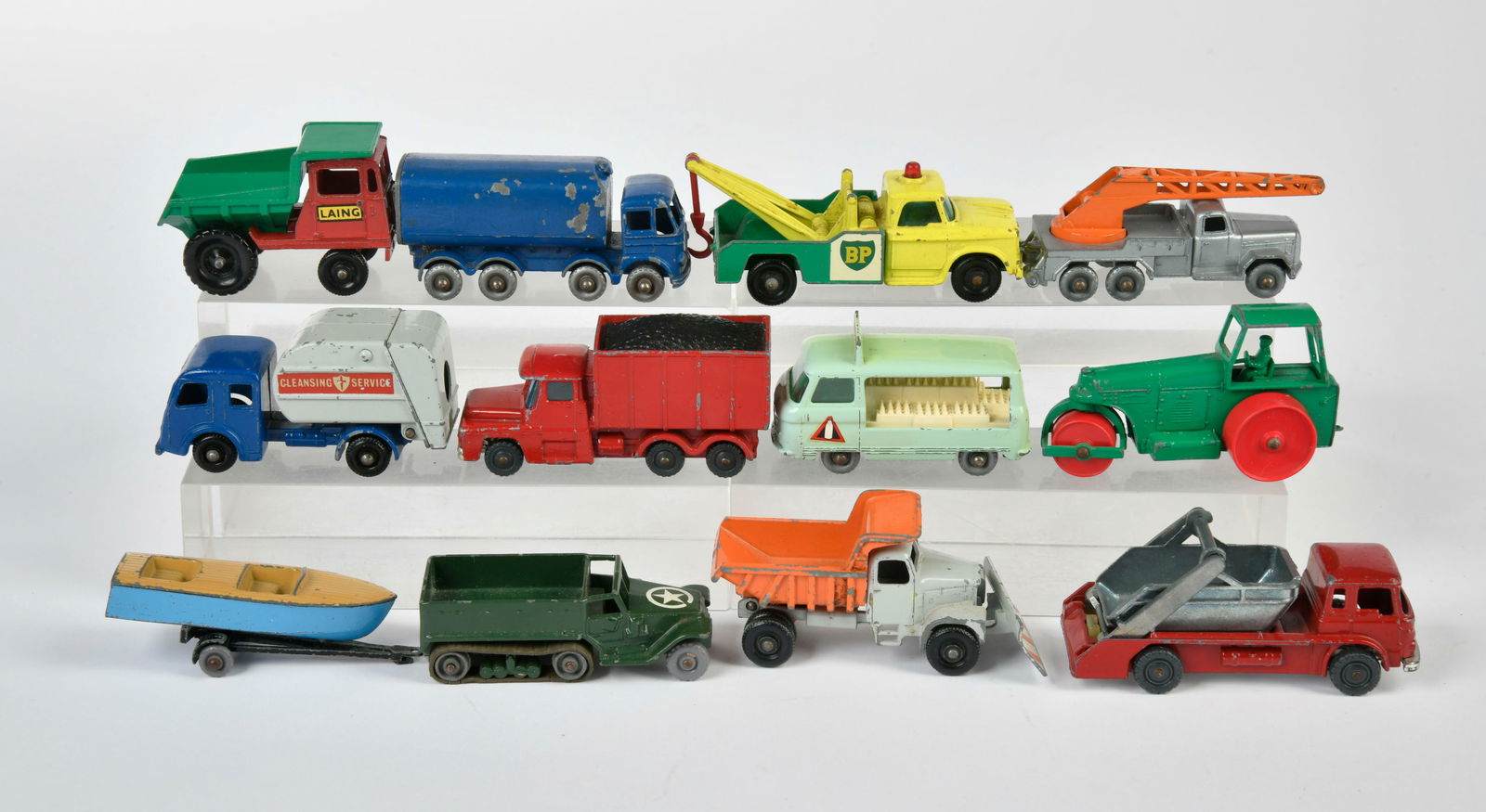Matchbox, Lesney, 12 Modelle: Matchbox, Lesney, 12 models, England, diecast, min. paint d.