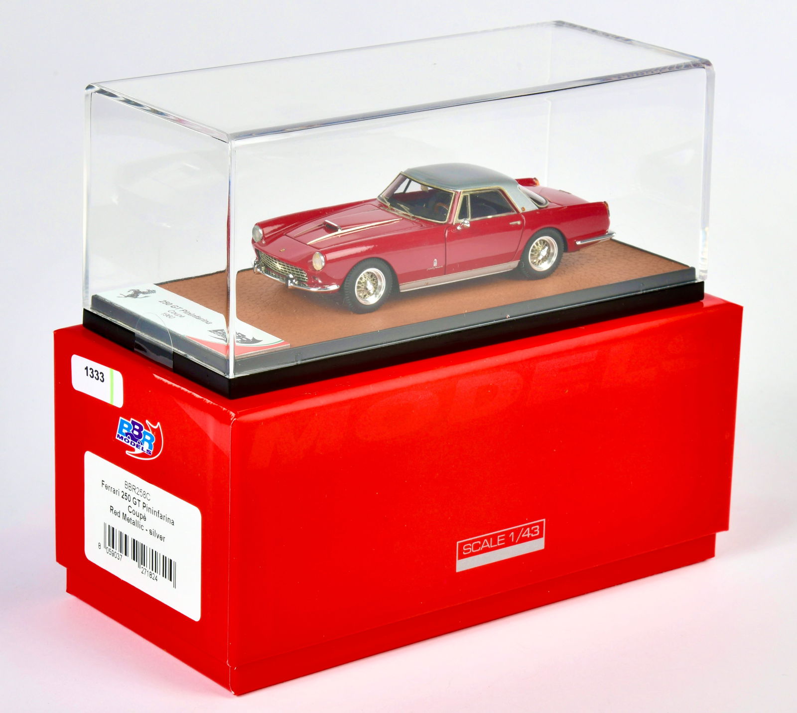 BBR, Ferrari 250 GT Pininfarina Coupe Red Metallic-silver (1 of 1)