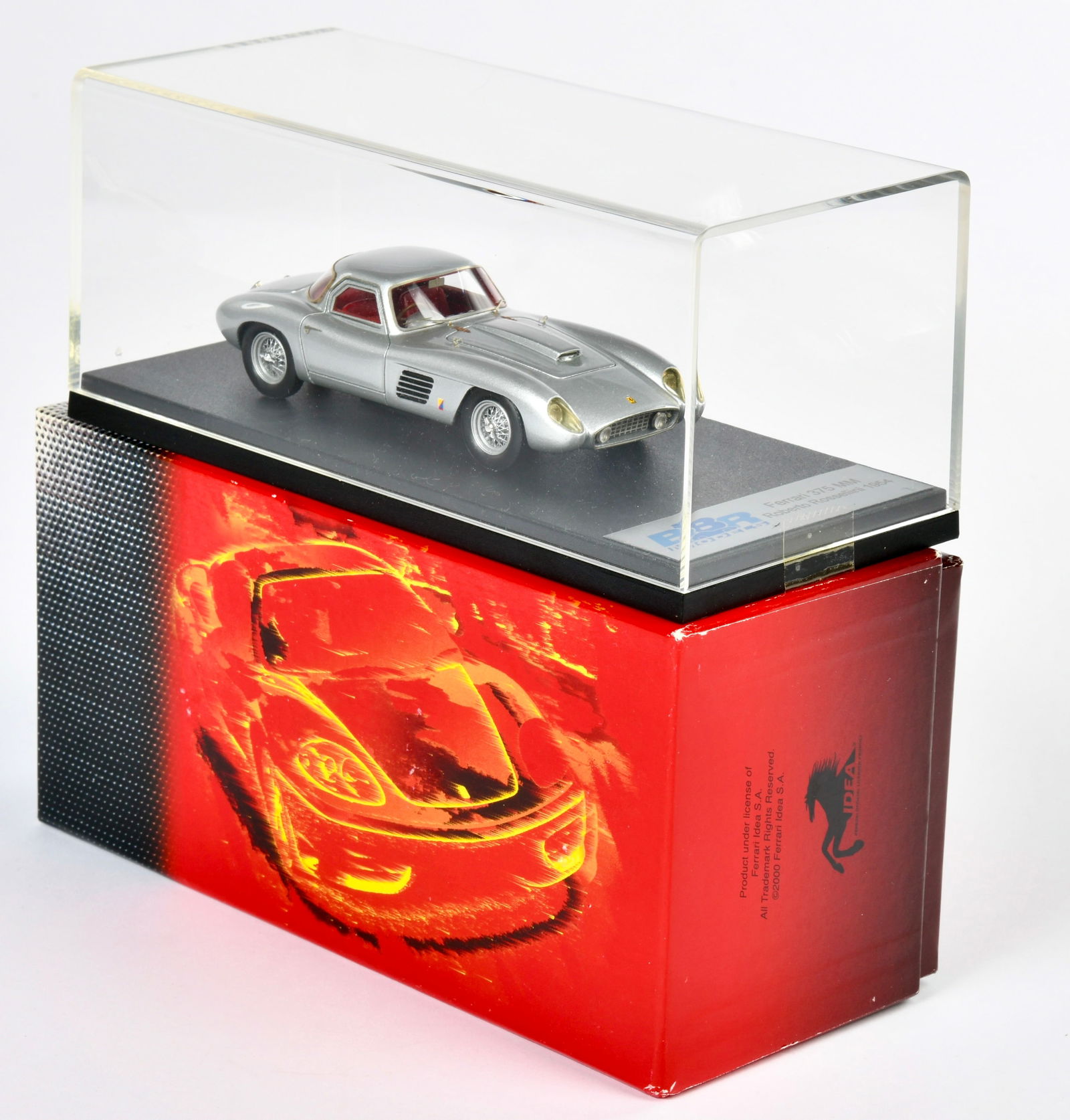 BBR, Ferrari 375 MM Roberto Rosselini 1954 Met. silver (1 of 1)