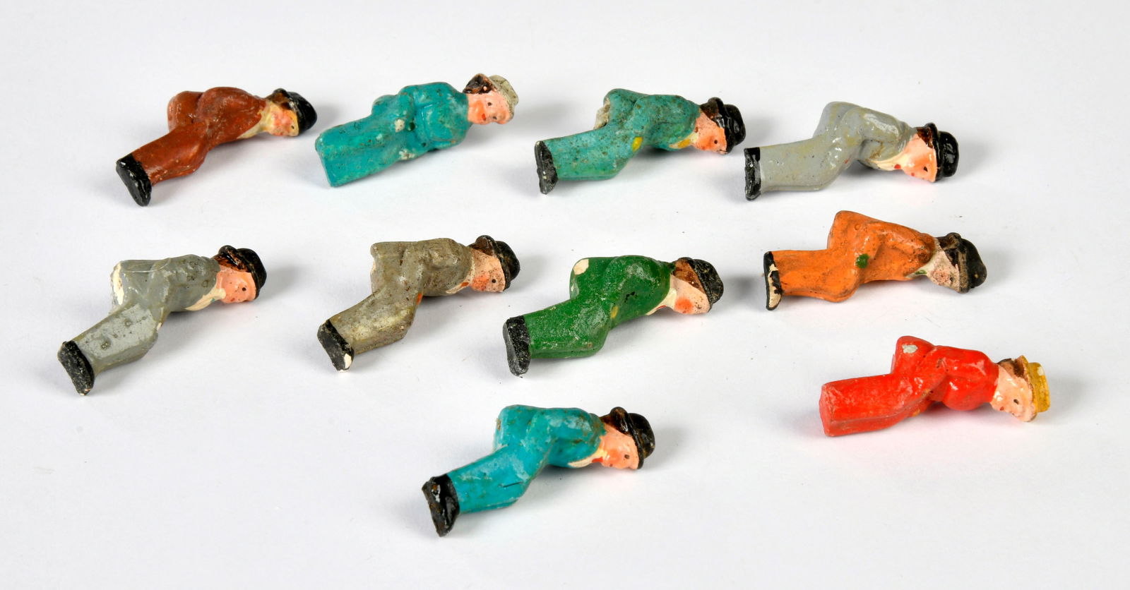 Marklin, 10 Sitzfiguren: Marklin, 10 sitting figures, 3 cm, composite, C 1-2