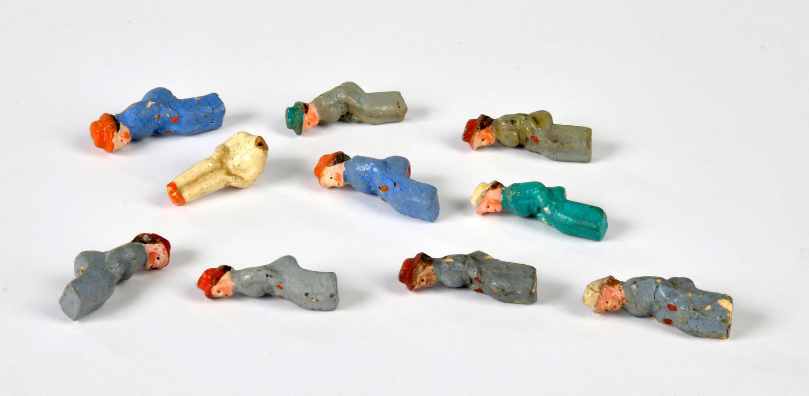 Marklin, 10 Sitzfiguren: Marklin, 10 sitting figures, 3 cm, composite, C 1-2
