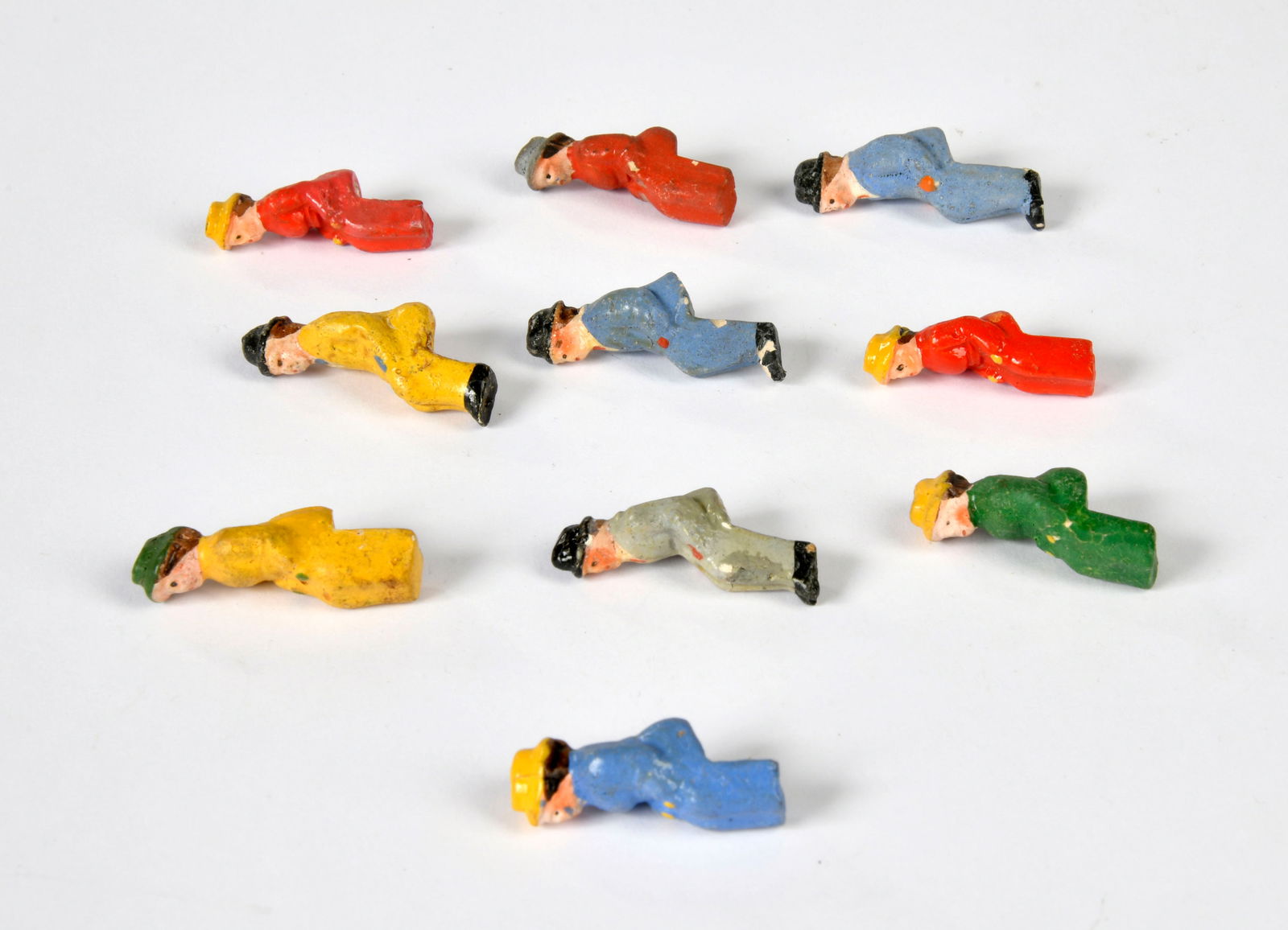 Marklin, 10 Sitzfiguren: Marklin, 10 sitting figures, 3 cm, composite, C 1-2
