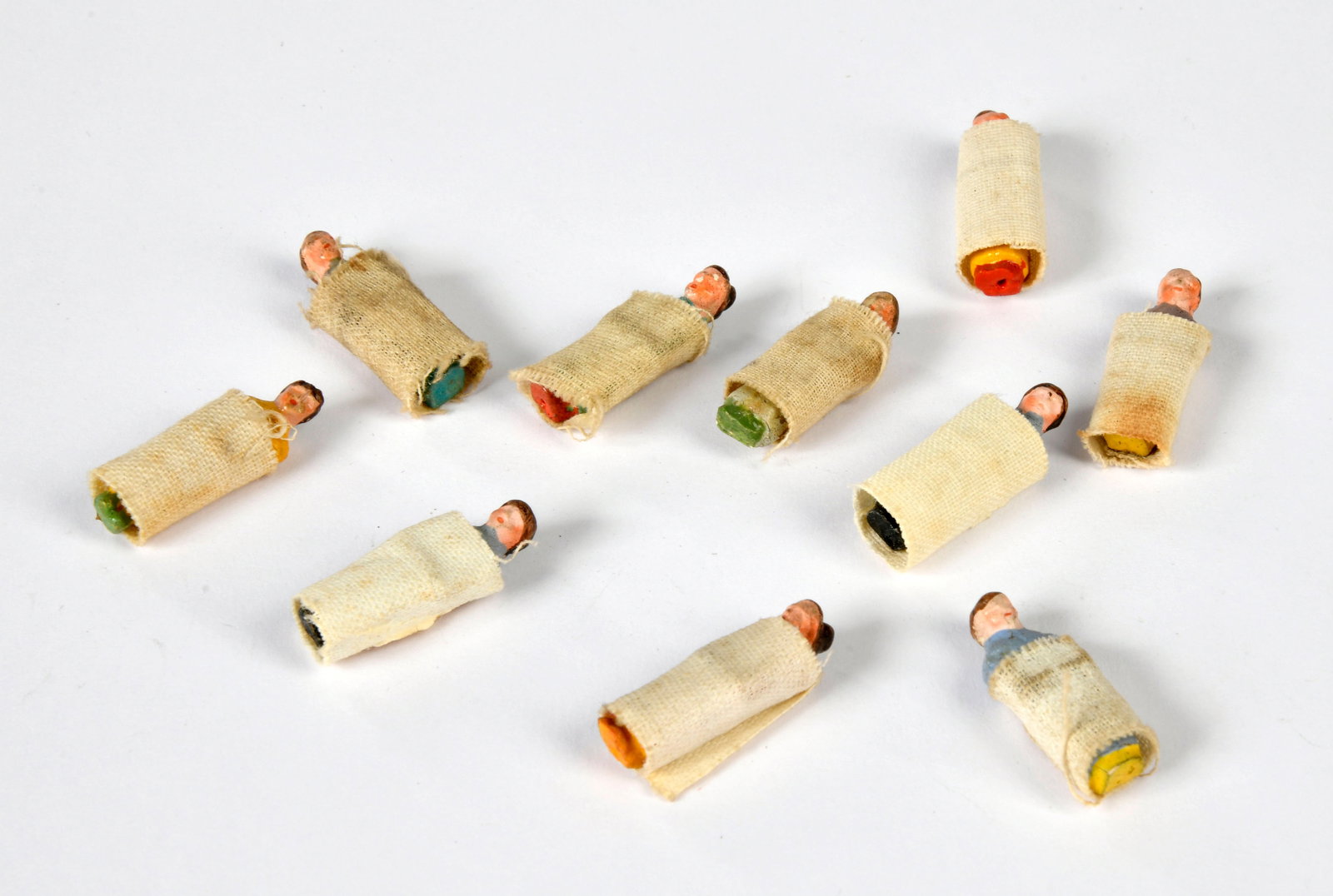 Marklin, 10 Liegefiguren: Marklin, 10 lying figures, composite, 3 cm, C 1-2