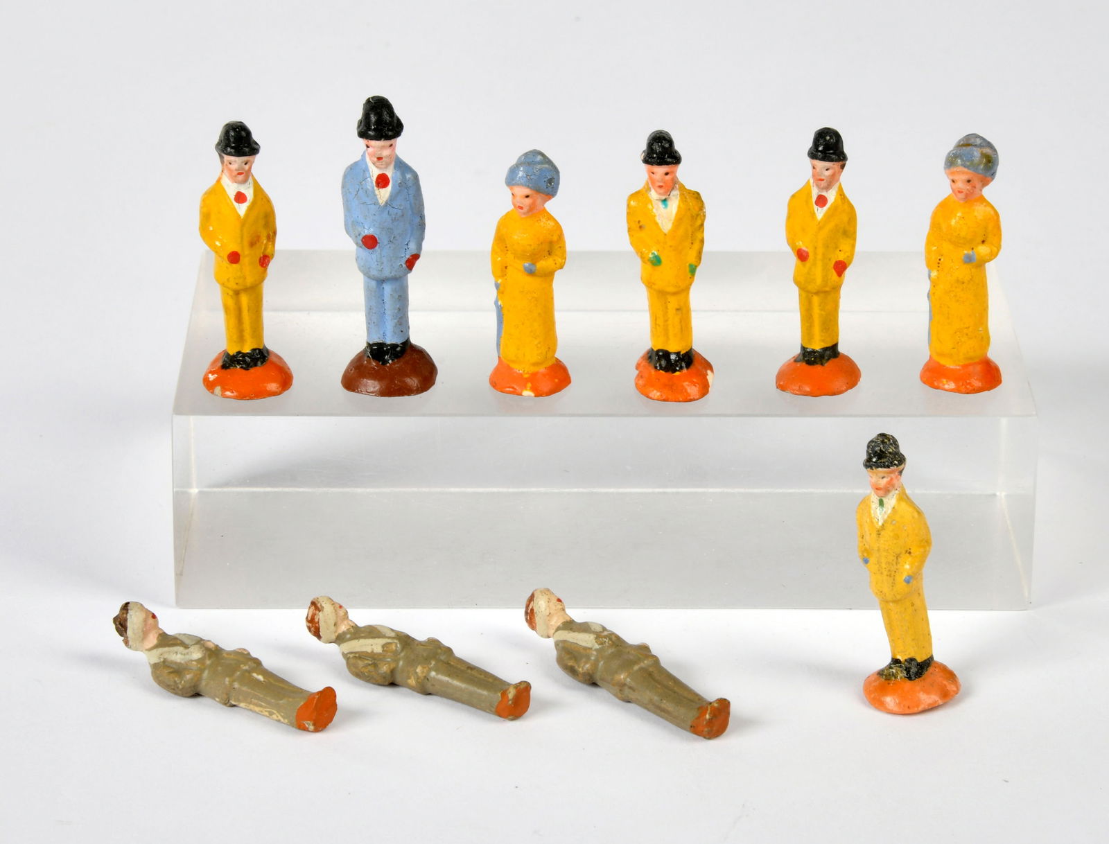 Marklin u.a., Figuren: Marklin a.o., figures, composite, 3 cm, C 1-2