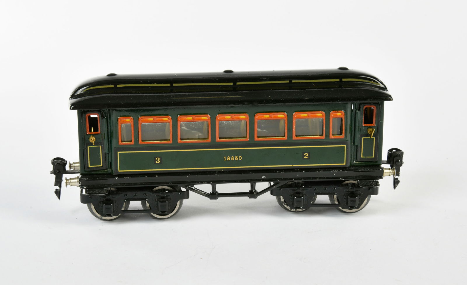 Marklin, 1888 Personenwagen: Marklin, 1888 passenger wagon, gauge 0, C 1-2