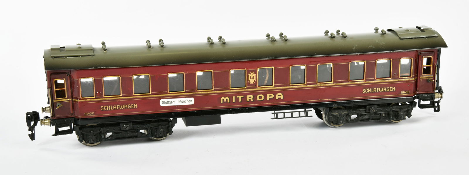 Marklin, 1943 Schlafwagen: Marklin, 1943 sleeping wagon, 40 cm, gauge 0, C 2