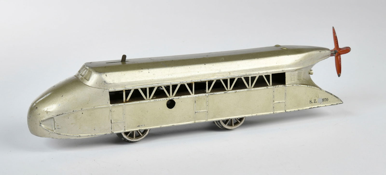 Marklin, Schienenzeppelin: Marklin, rail zeppelin, gauge 0, cw ok, paint d., C 2