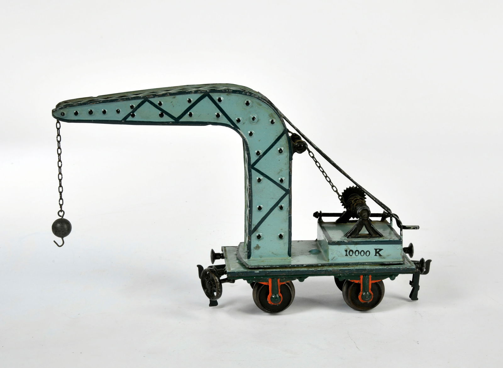 Marklin, Kranwagen: Marklin, crane wagon, gauge 1, tin, paint d., C 2