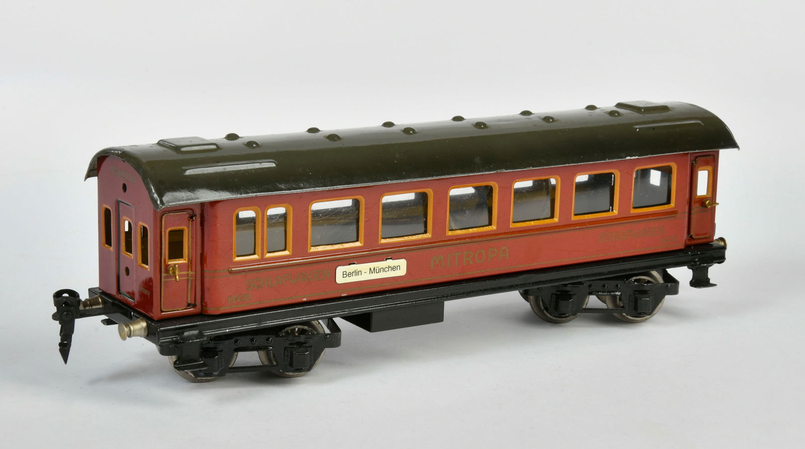 Marklin, Mitropa Schlafwagen 1843: Marklin, Mitropa sleeping wagon 1843, Germany pw, gauge 0, paint d., C 2