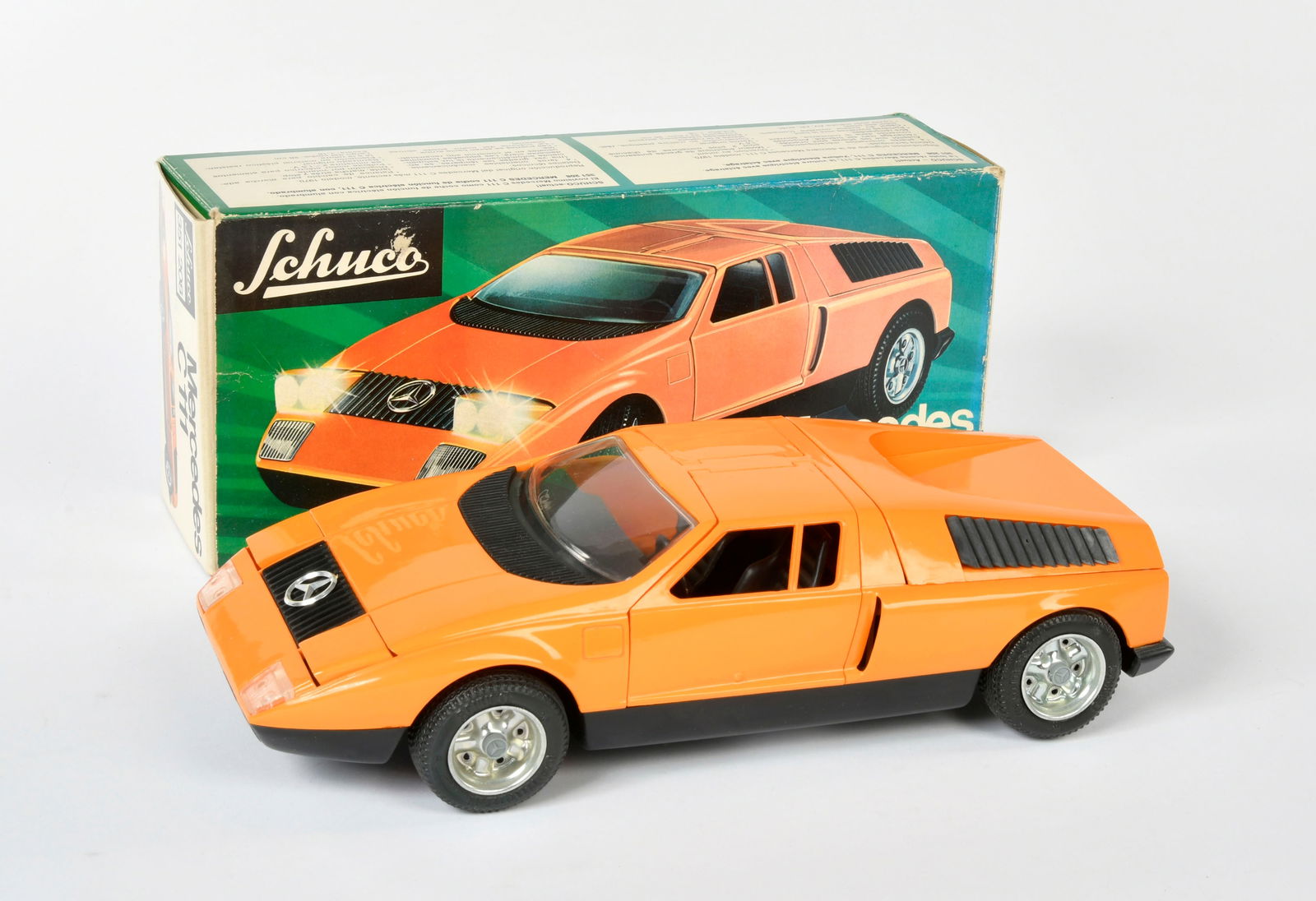 Schuco, Mercedes C111: Schuco, Mercedes C111, W.-Germany, 26 cm, plastic, box C 2, C 1