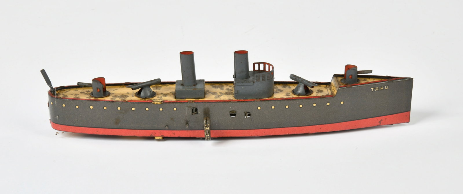 Lehmann, Schiff "Taku": Lehmann, ship "Taku", Germany pw, 24 cm, tin, cw ok, paint d., C 2-