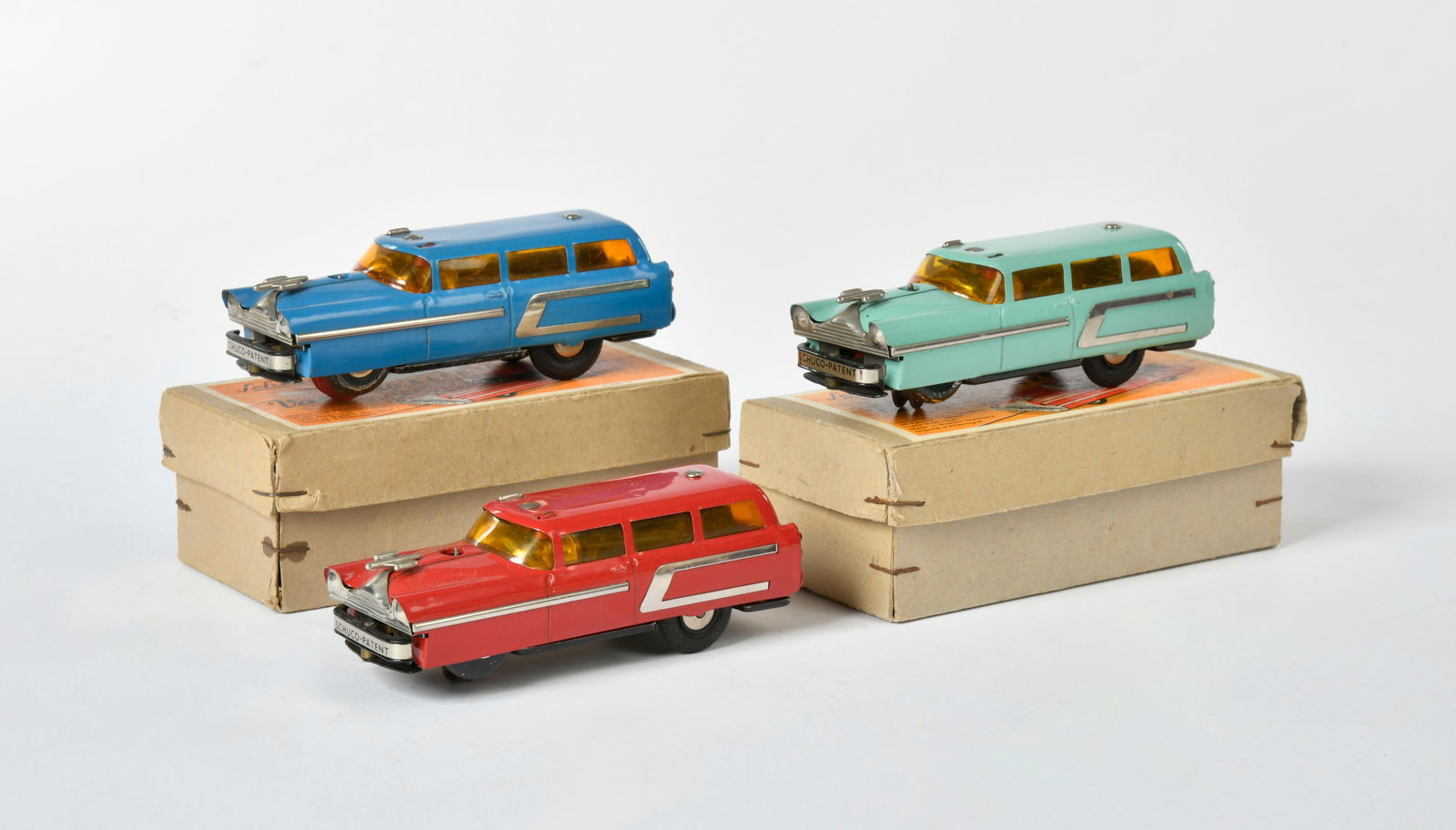 Schuco, Varianto, 3x Elektro 3118: Schuco, Varianto, 3x Elektro 3118, W.-Germany, 12 cm, 2x box, mostly C 1