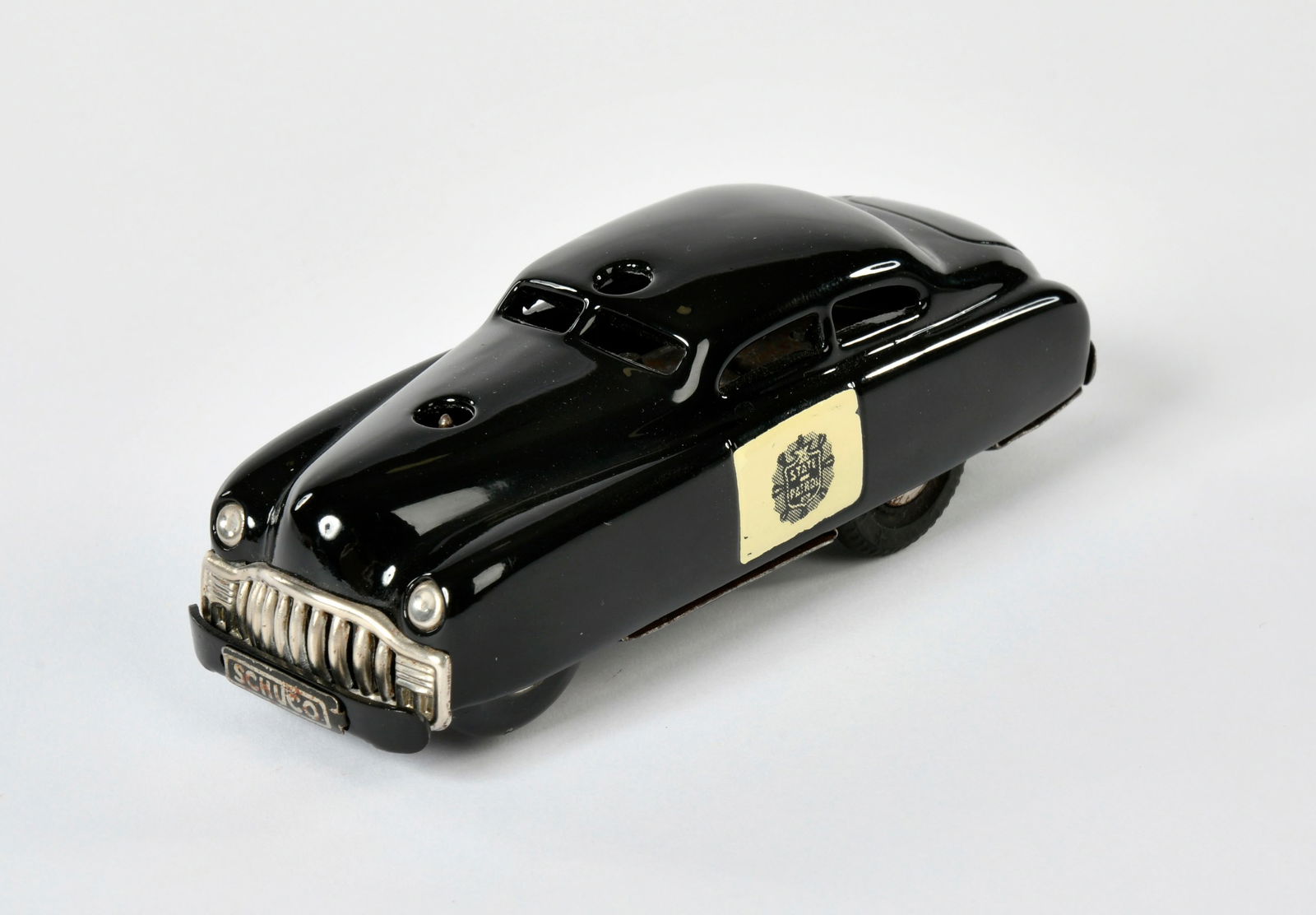 Schuco, Varianto Patrol Car: Schuco, Varianto Patrol Car, W.-Germany, 11 cm, tin, cw ok, min. paint d., C 1-