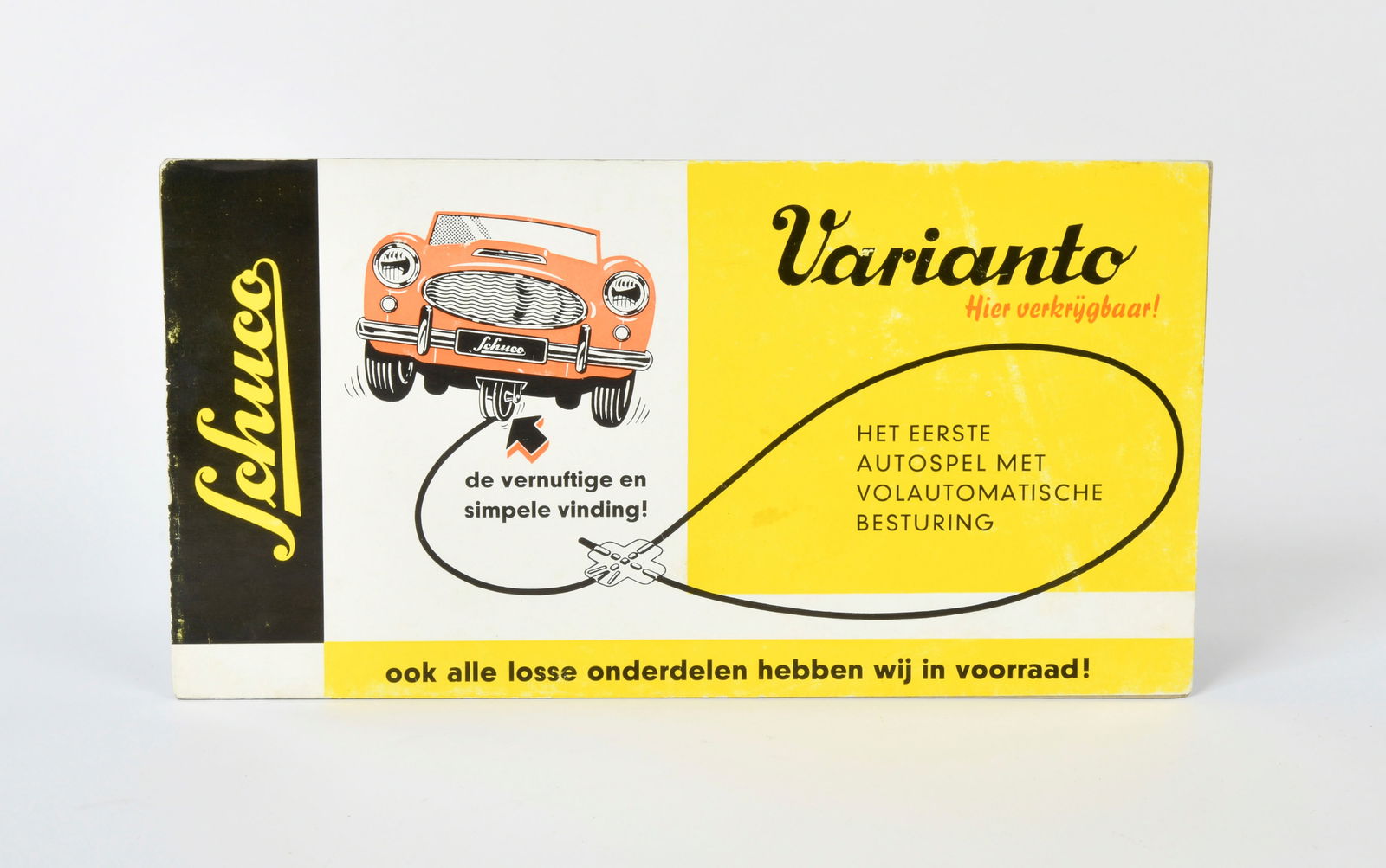 Schuco, Varianto Werbe Display: Schuco, Varianto advertising display, 25,5x14 cm, dutch, C 1-2