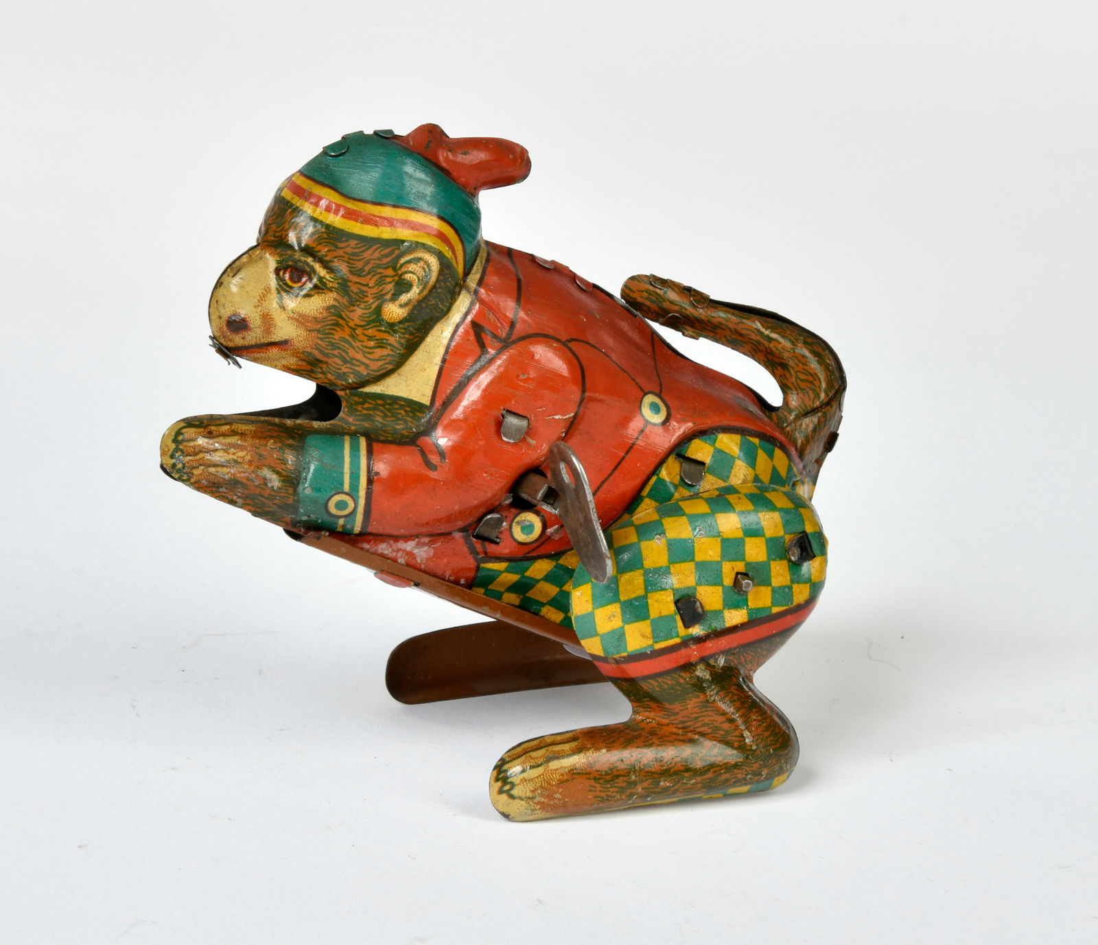 Gunthermann, Springender Affe: Gunthermann, jumping monkey, Germany pw, 12,5 cm, tin, cw ok, paint d., C 2