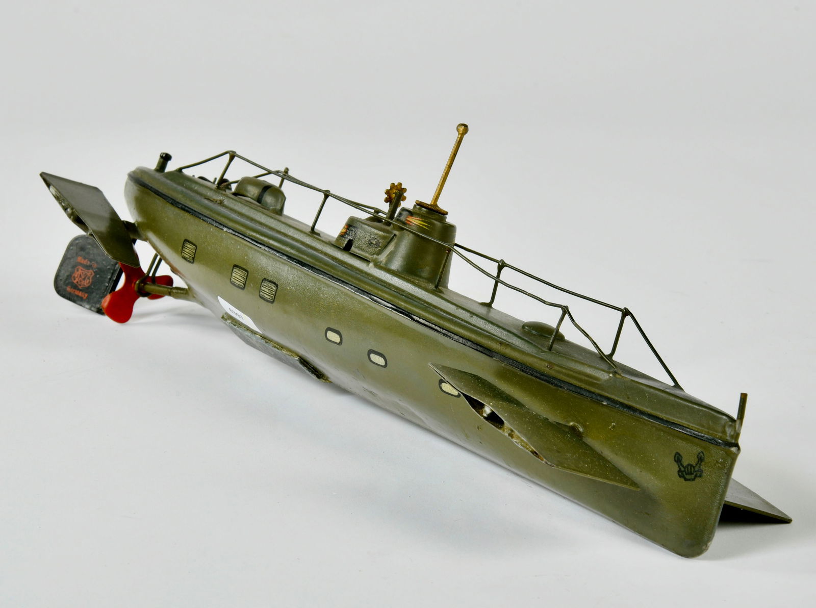 Marklin, Unterseeboot: Marklin, submarine, Germany pw, 43 cm, function ok, nice original condition