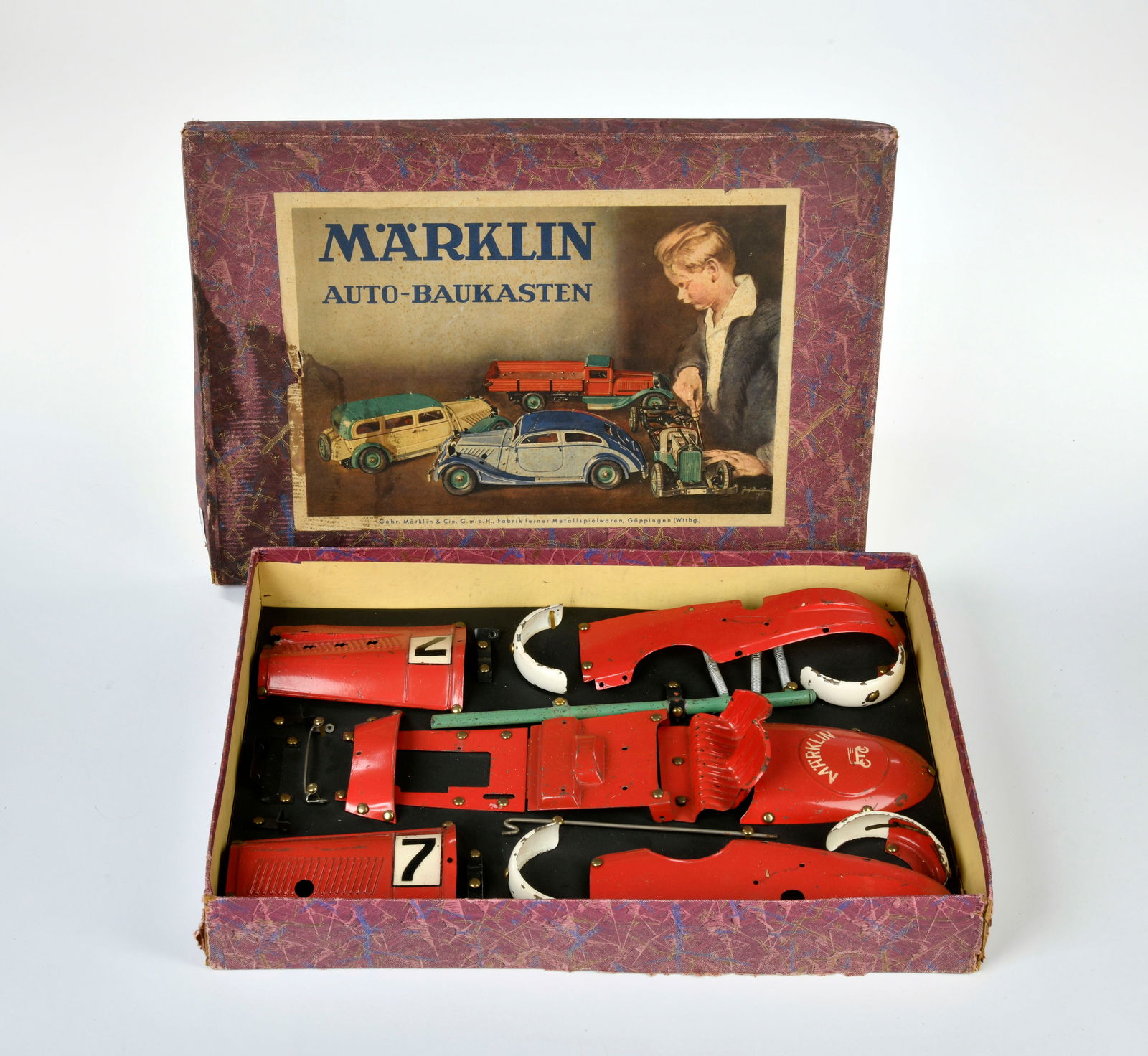 Marklin, Baukastenauto 1107 Rennwagen (1 of 1)