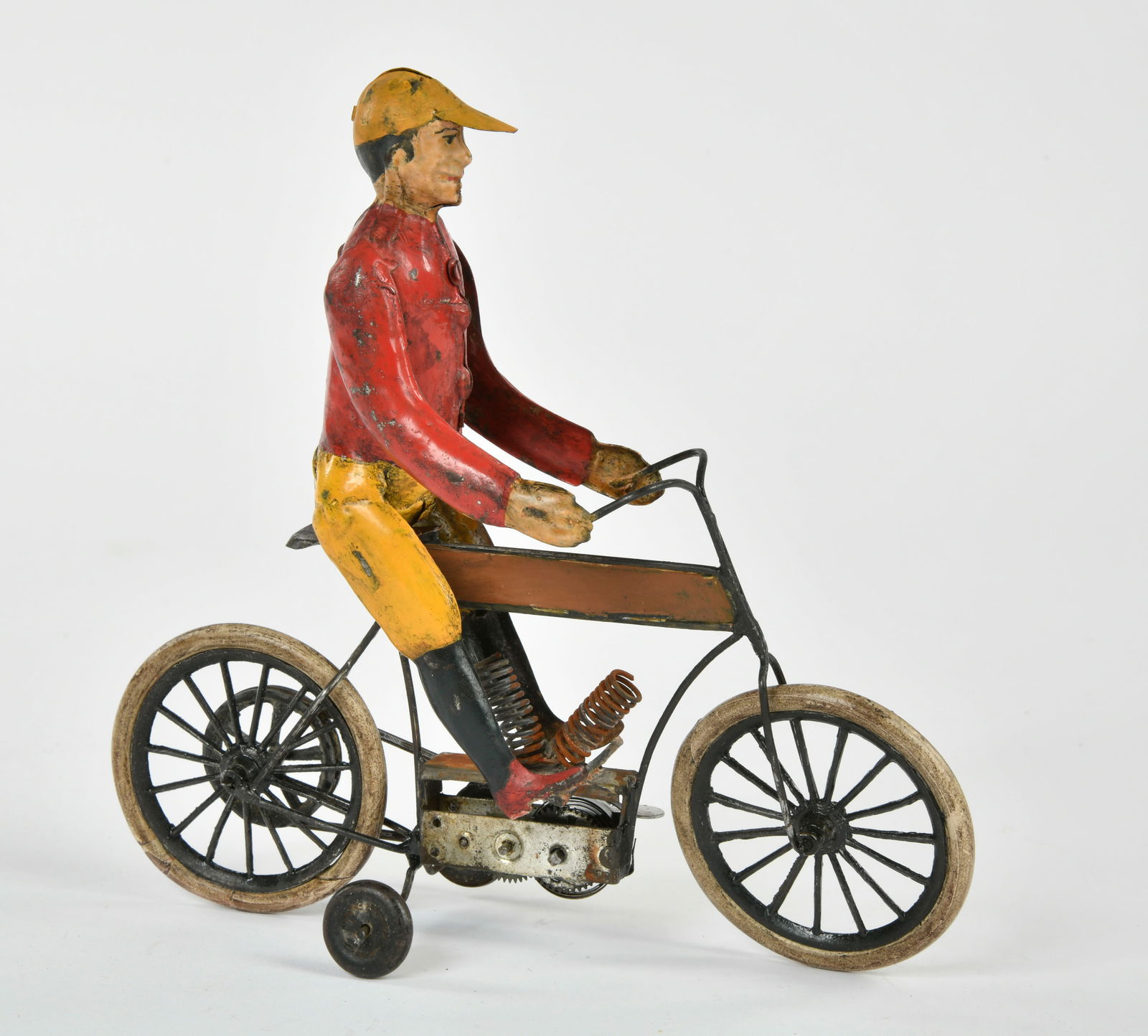 Gunthermann, Motorradfahrer: Gunthermann, motorcycle, Germany pw, 21 cm, cw ok, soldering points, paint d.