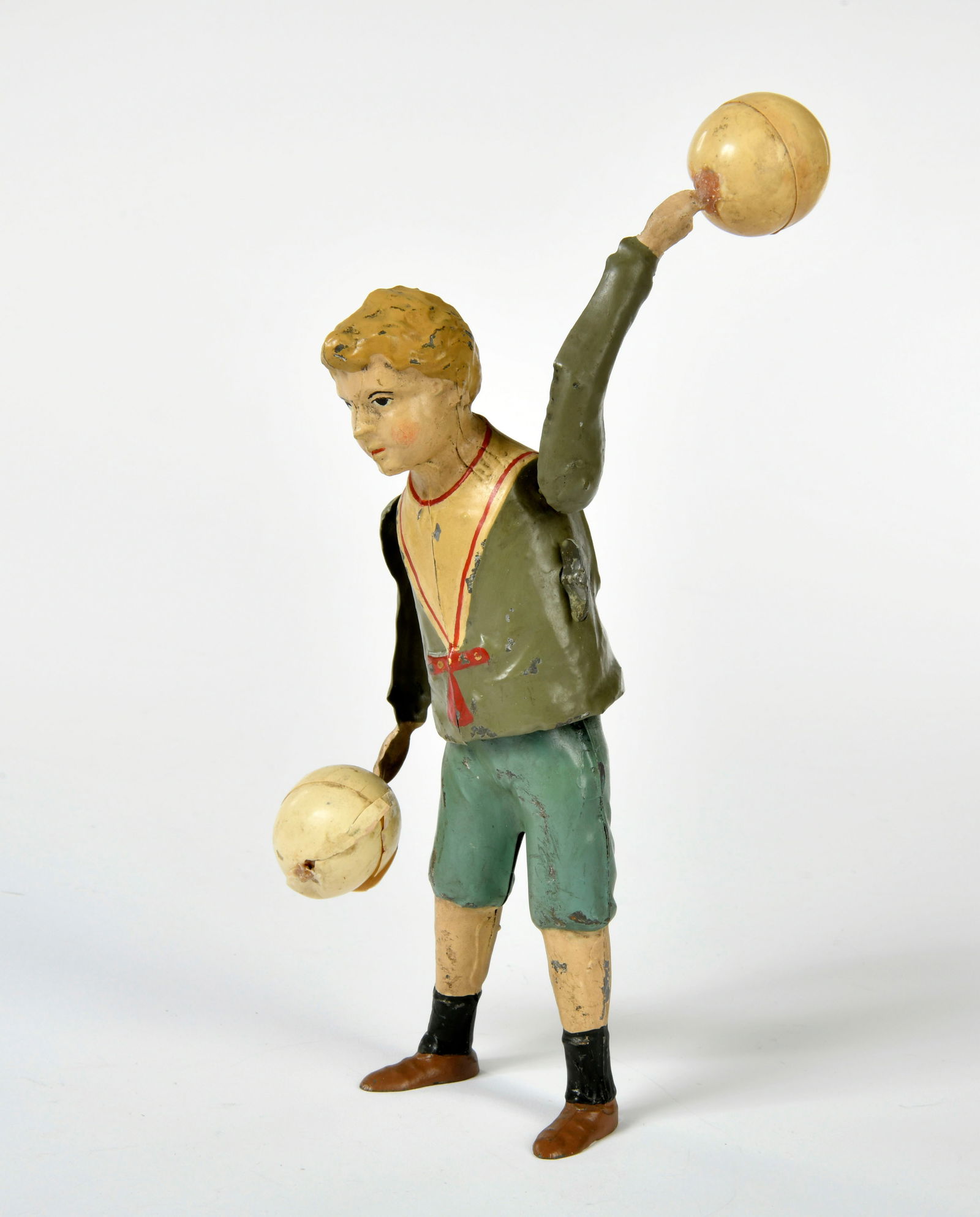 Bing, Junge jonglierend mit Ballen: Bing, boy juggling with balls, Germany pw, 22 cm, tin, cw ok, refinished