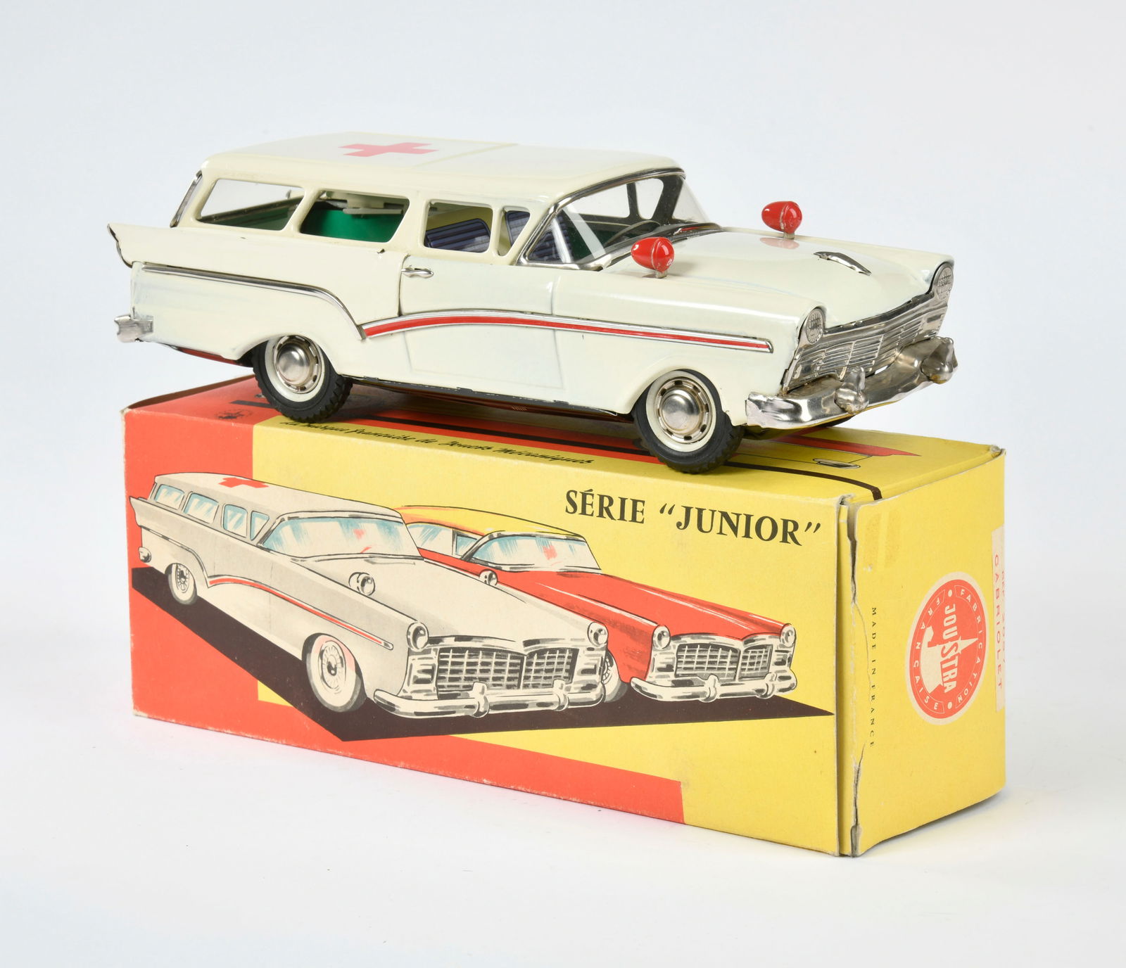 Joustra, Ambulanz: Joustra, ambulance, France, 29 cm, friction ok, box C 1-2, C 1